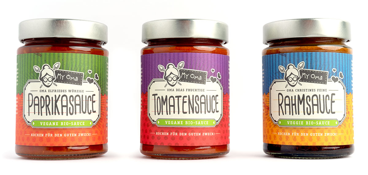 Packaging Design MyOma Sauce