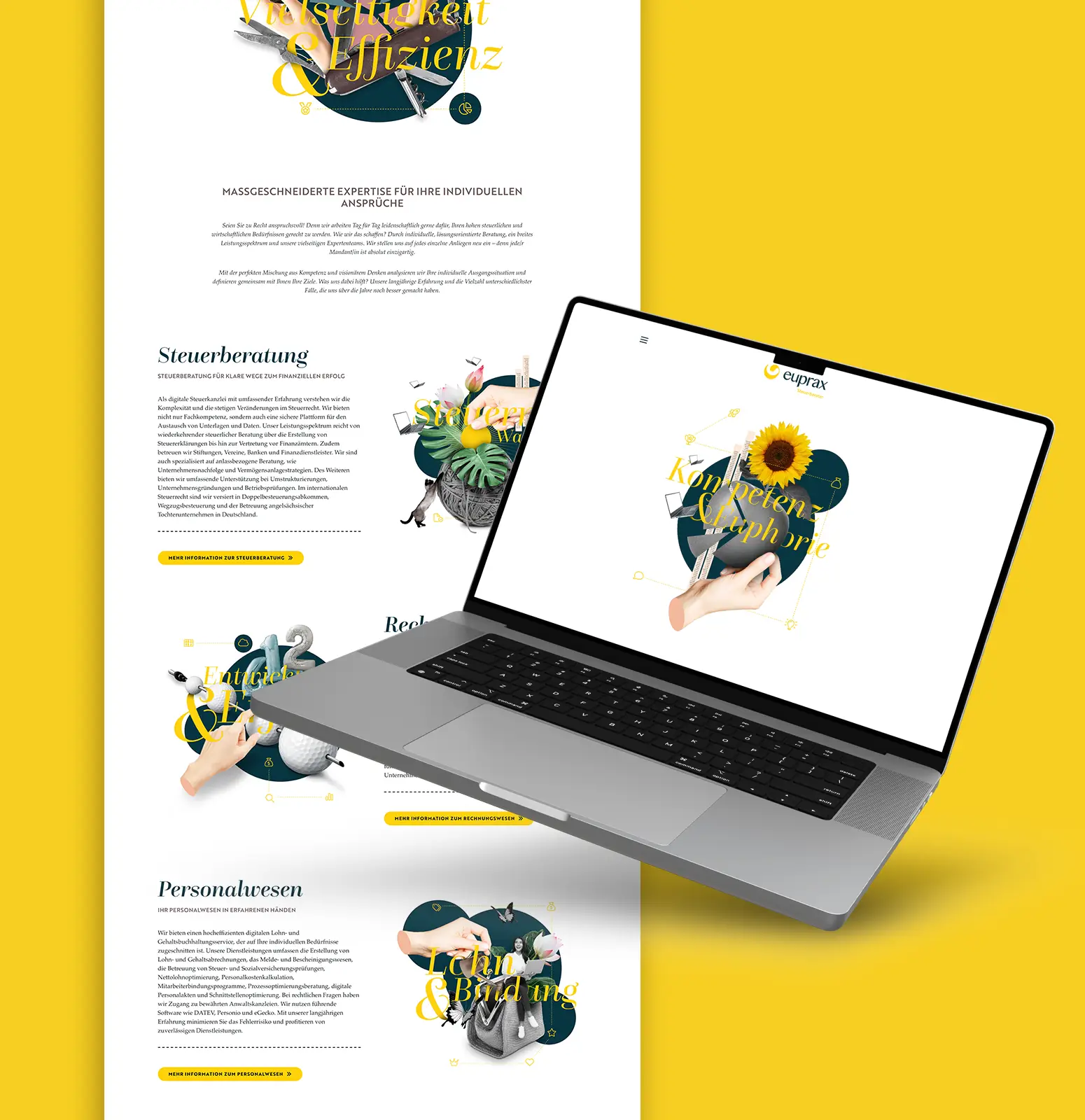 euprax Webseite – Corporate Design by Ansichtssache