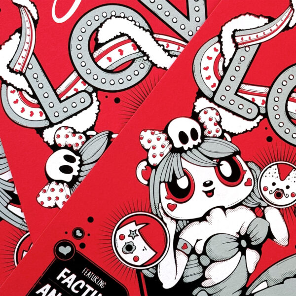 LOVE mini Siebdruck-Eventposter – Bild 3