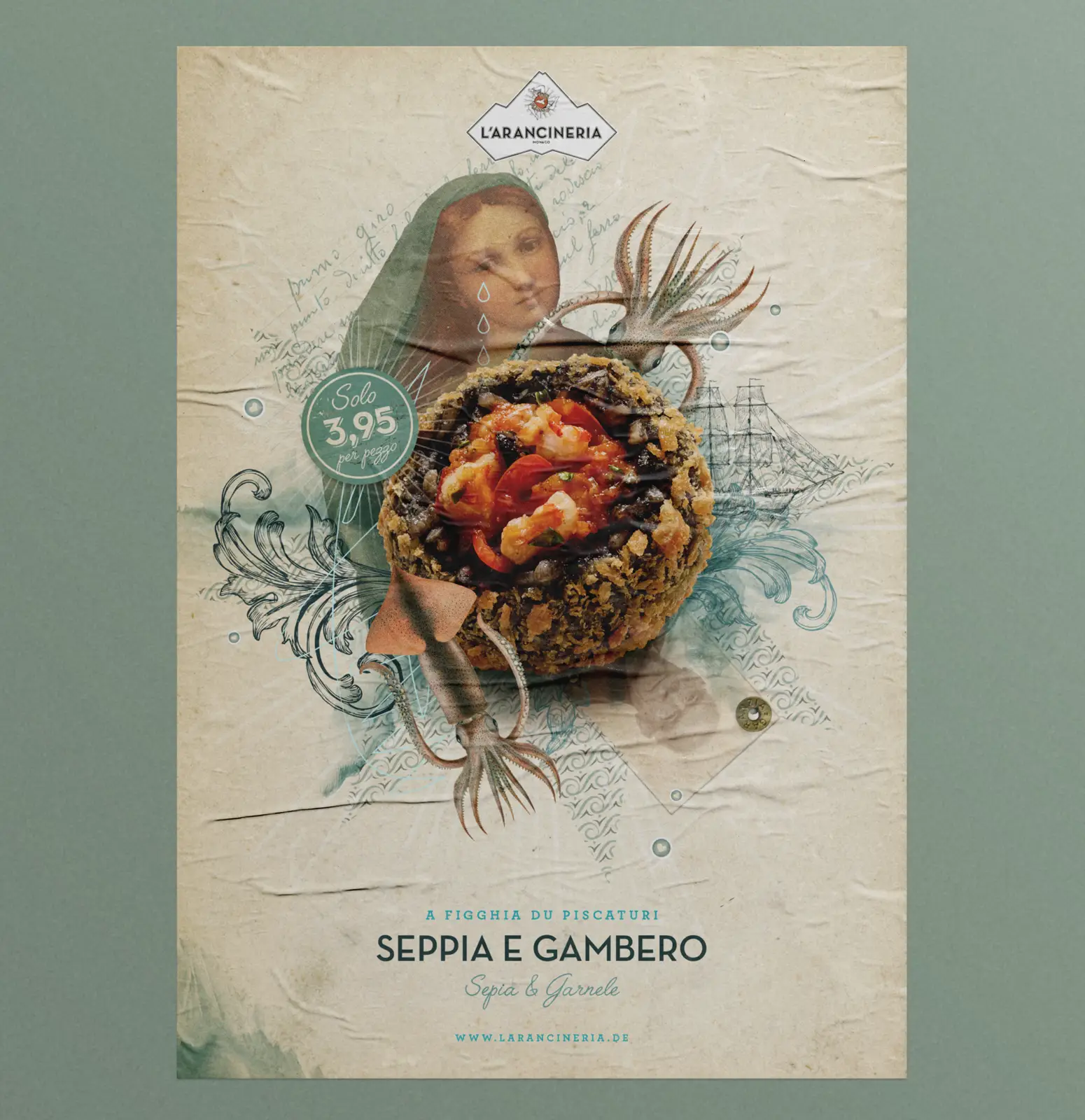 LArancineria_Corporate-Design-09 L'Arancineria Posterdesign für Mare Arancini von Ansichtssache