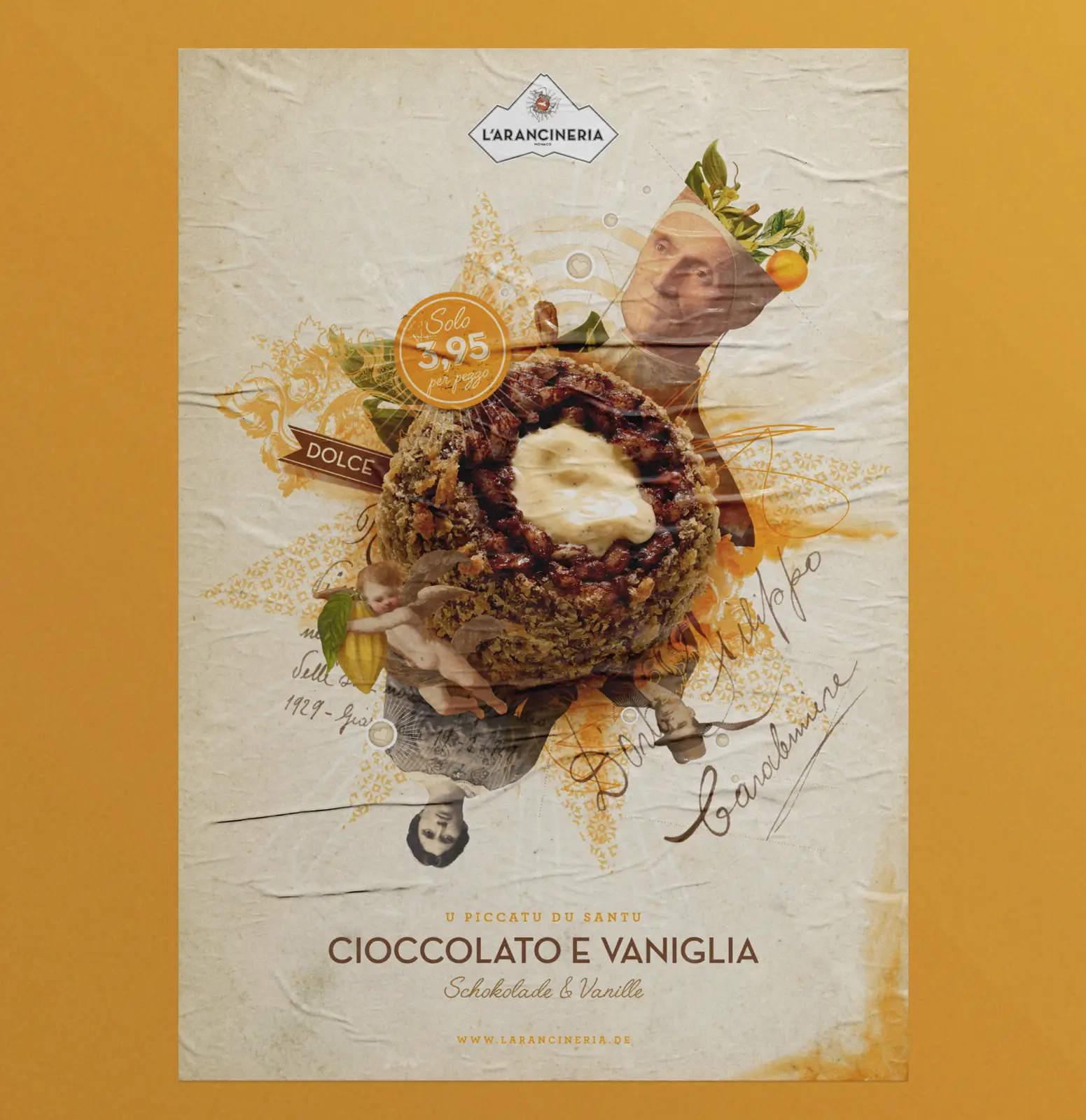 LArancineria_Corporate-Design-17 L'Arancineria Posterdesign für Schoko-Vanille Arancini von Ansichtssache