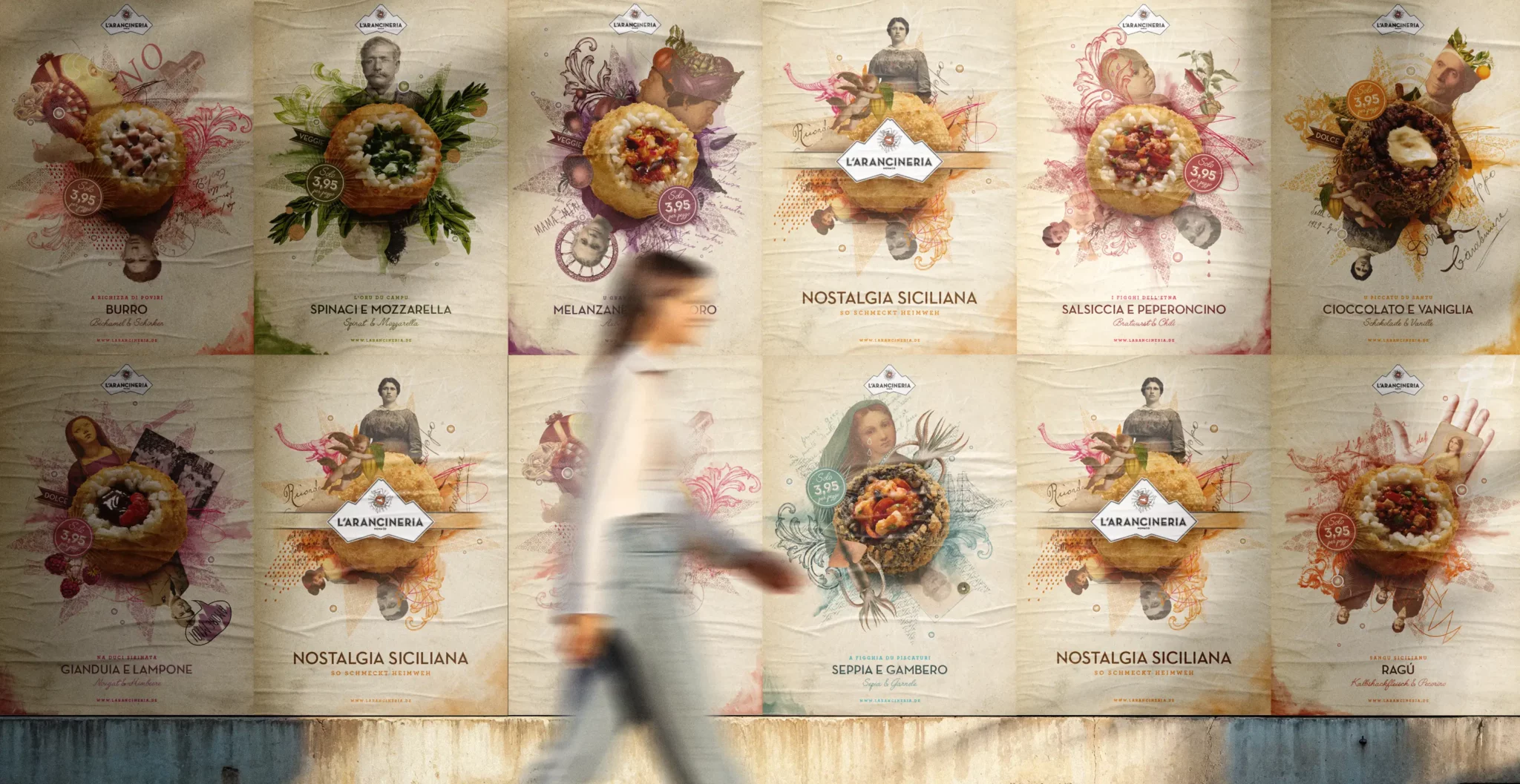 L'Arancineria Out of Home Poster zur Eröffnung in München