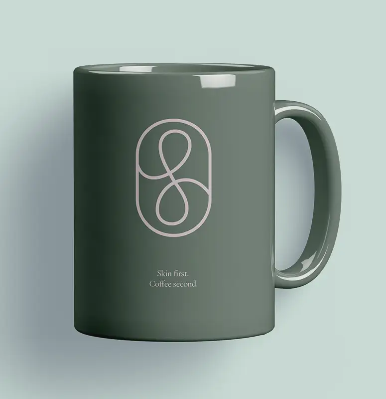 SchöneHaut_Corporate-Design-01 Schöne Haut Corporate Design Kaffee Tasse