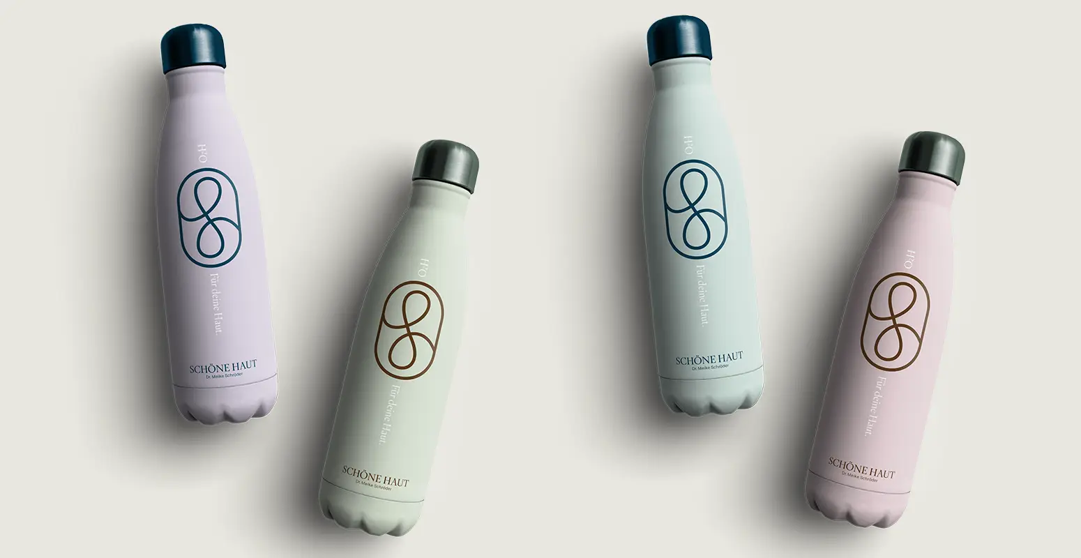 SchöneHaut_Corporate-Design-16 Corporate Design Schöne Haut Sporttrinkflaschen