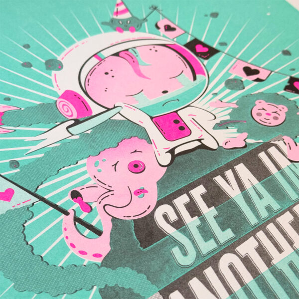 See Ya – Riso Poster – Bild 2