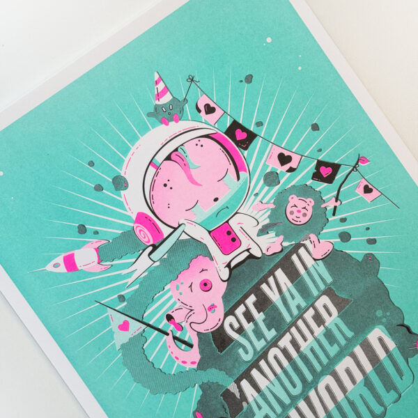 See Ya – Riso Poster – Bild 3
