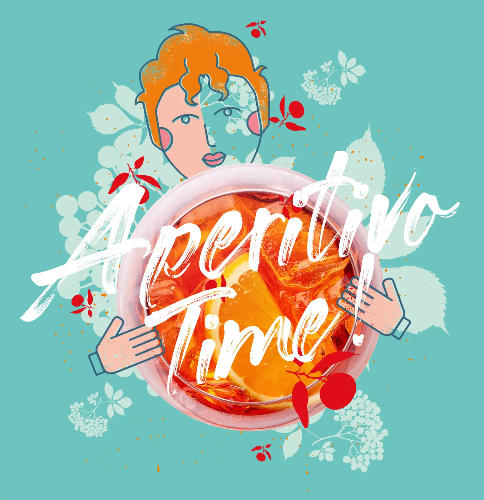 dieveggies-Corporate-Design_02 Aperitivo Illustration für Die Veggies Design von Ansichtssache