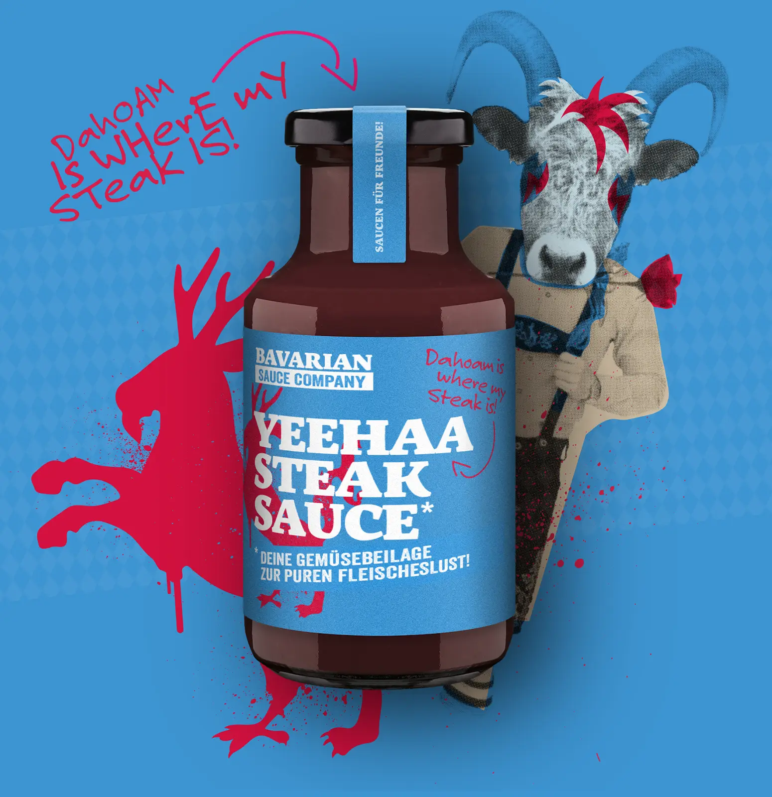 Bavarian Sauce Company Packaging Design Steakhouse Sauce Bavarian Sauce Company Packaging Design Steakhouse Sauce
